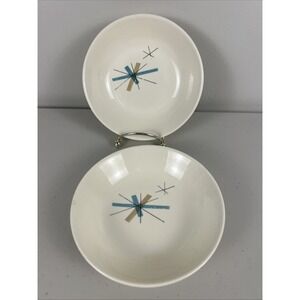 Salem North Star MCM Fruit/Dessert (Sauce) bowl set of 2 vintage 60s